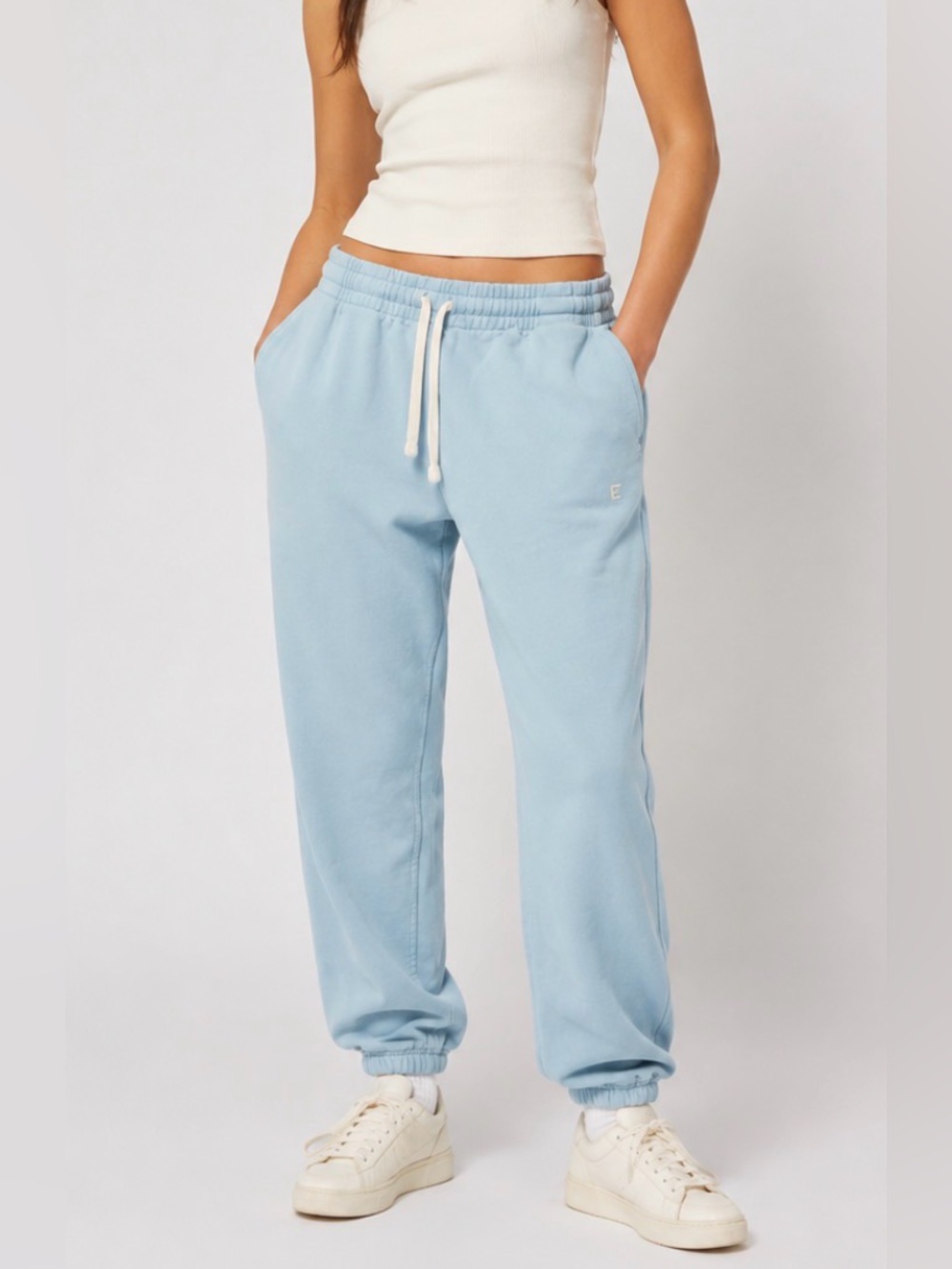 Everlane Light Blue Women's Jogger Sweatpants